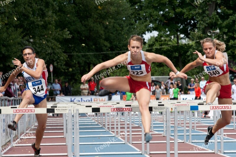 Athletics Sport Hurdles Free Photos