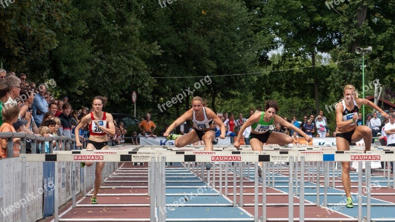 Athletics Sport Hurdles Free Photos