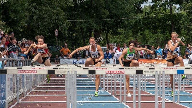 Athletics Sport Hurdles Free Photos