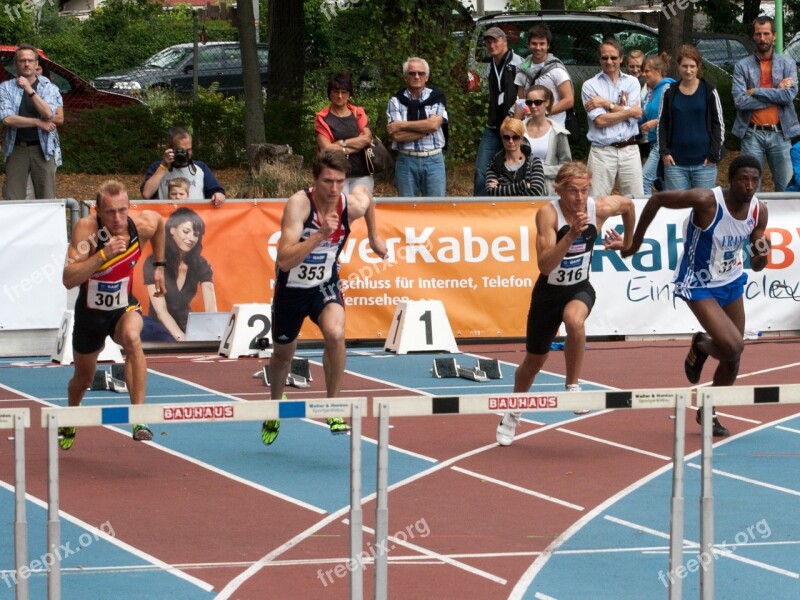 Athletics Sport Hurdles Free Photos