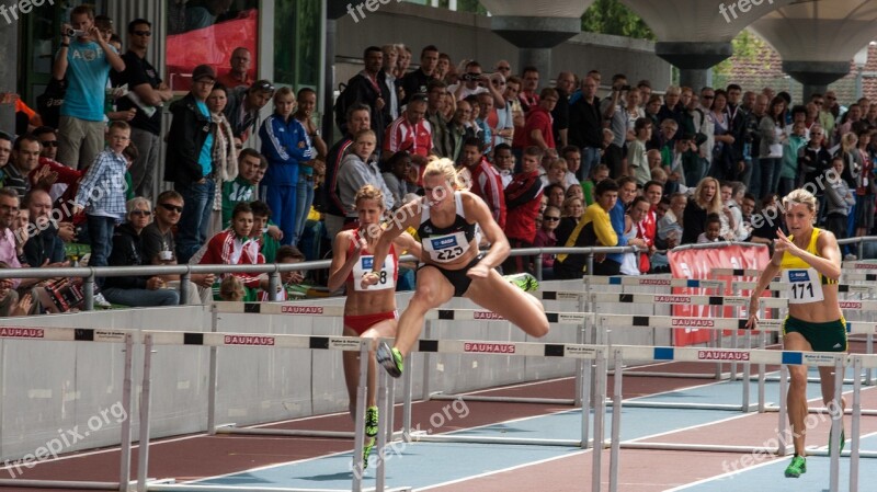 Athletics Sport Hurdles Free Photos