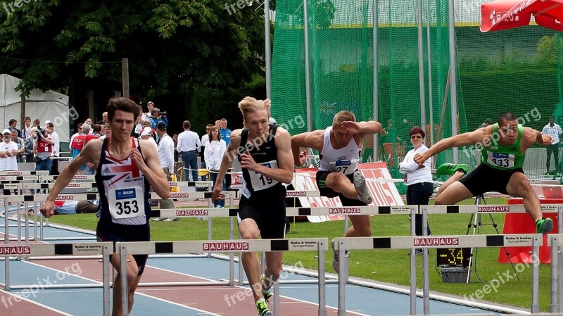 Athletics Sport Hurdles Free Photos