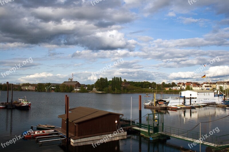 Old Rhine Rhine Mannheim Free Photos