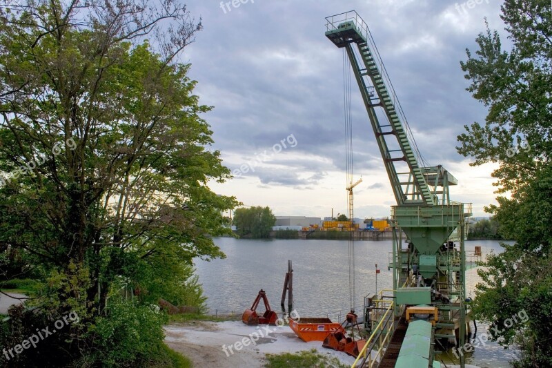 Rhine Crane Old Rhine Industry Free Photos