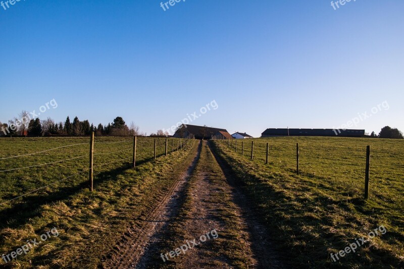 Away Lane Sky Increase In Slope