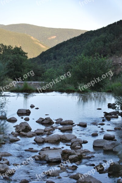 Mountain Pyrenees Landscape Nature High Mountains