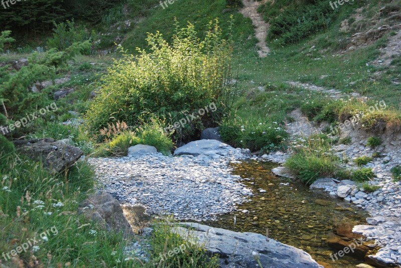 Mountain Pyrenees Landscape Nature High Mountains