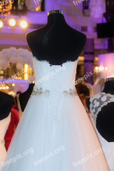 Wedding Dress Wedding Fair Marriage Marry White