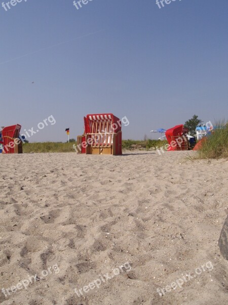 Blue Beach Sand Coast Beach Chair