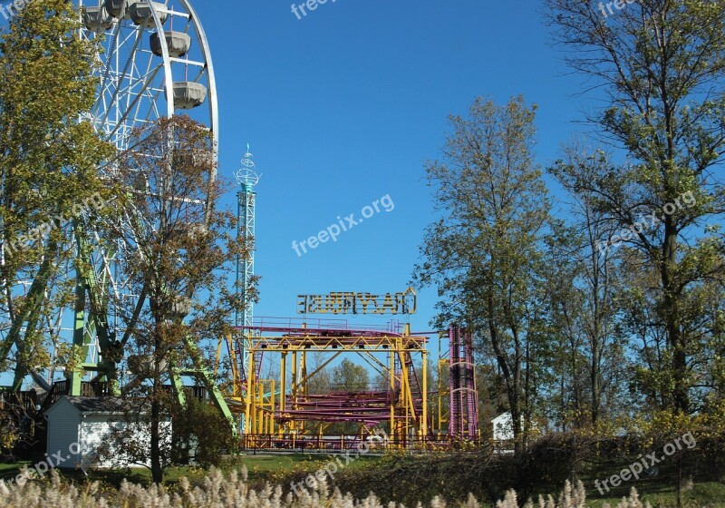 Abandoned Carnival Metal Abandoned Derelict Weed