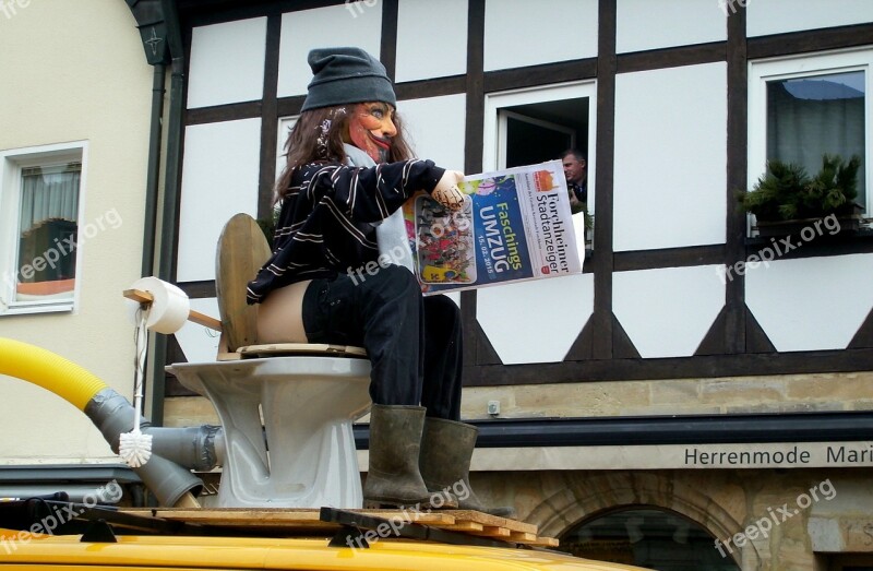 Carnival Shrove Monday Parade Parade Floats Forchheim