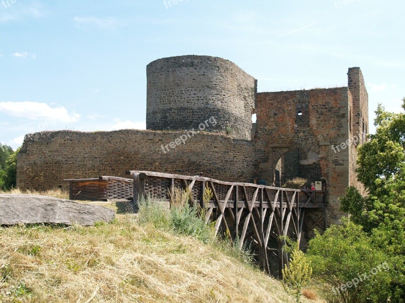 Castle Krakovec Gothic Ruins Jan Hus