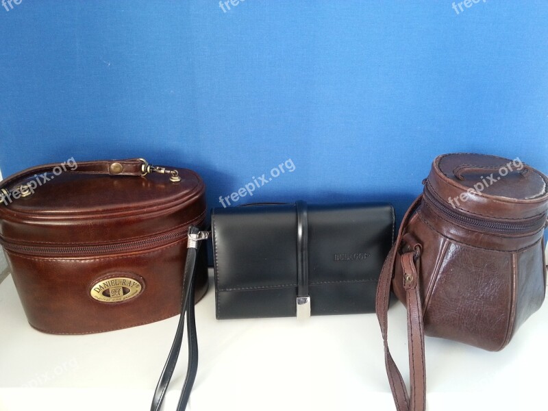 Bags Three Fashion Brown Black