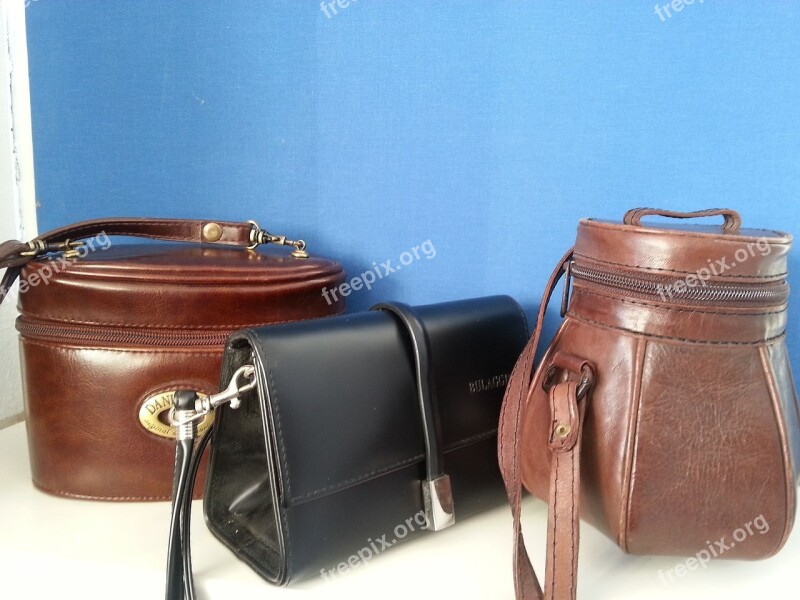 Bags Three Fashion Brown Black