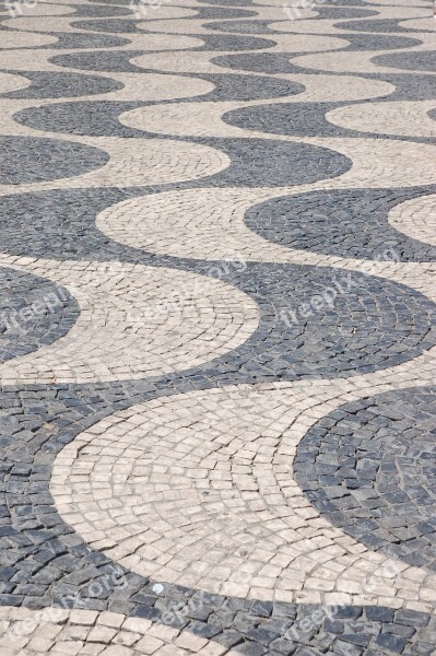 Lisbon Portugal Europe City Pavement