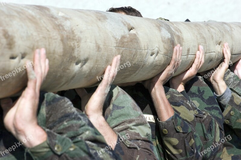 Log Teamwork Training Exercise Military