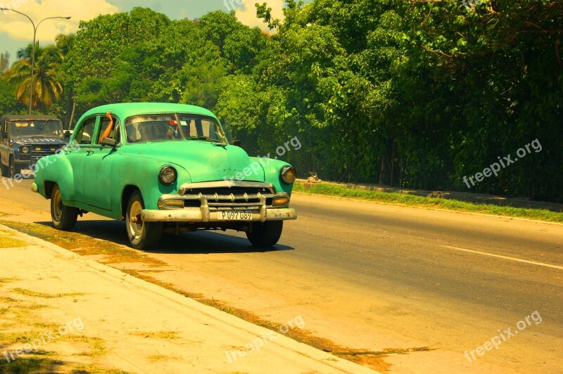 Cuba Auto Road Free Photos