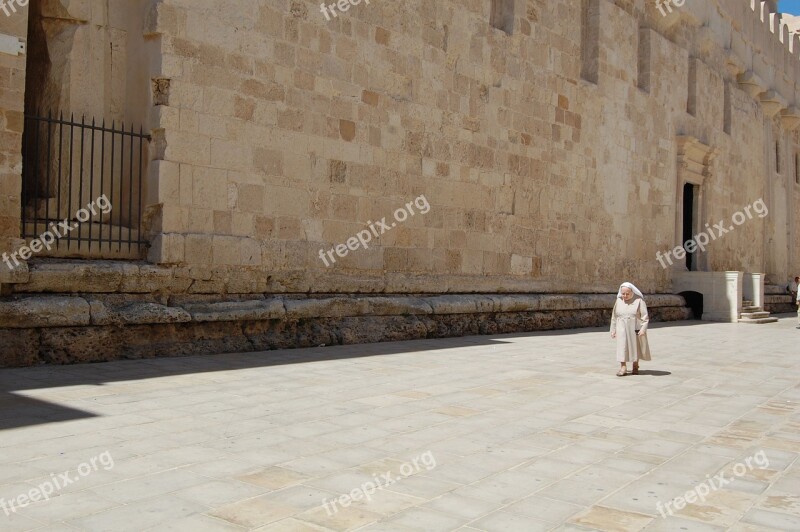 Nun Sicily Syracuse Free Photos