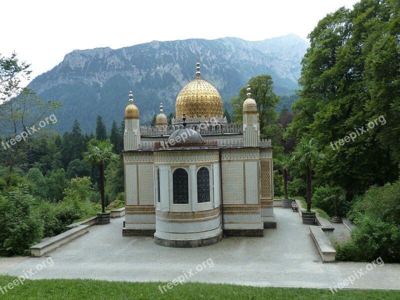 Castle Bavaria Germany Landscape Ludwig