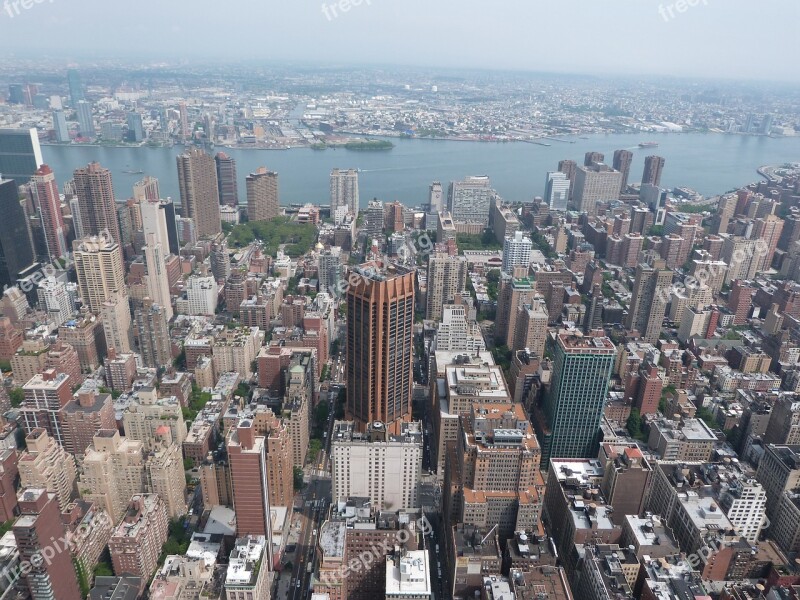 Empire State Building Skyscraper Skyline Ny New York