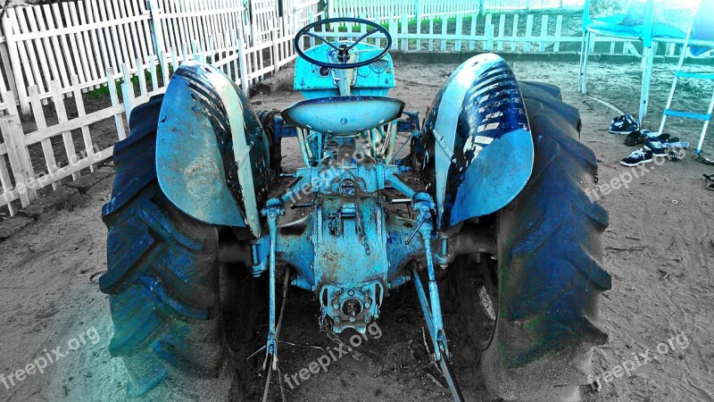 Tractor Blue Nairobi Free Photos