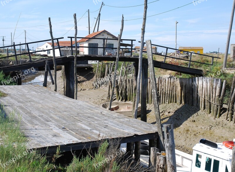 Bridge Channel Oyster Boat Pontoon