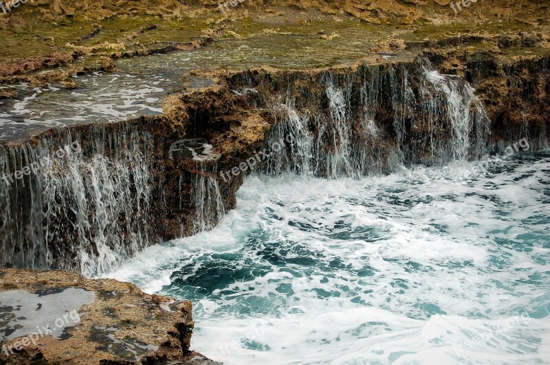 Ocean Sea Rock Rocks Waves