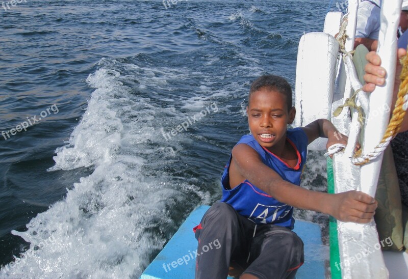 Egypt Nile River Boy Free Photos