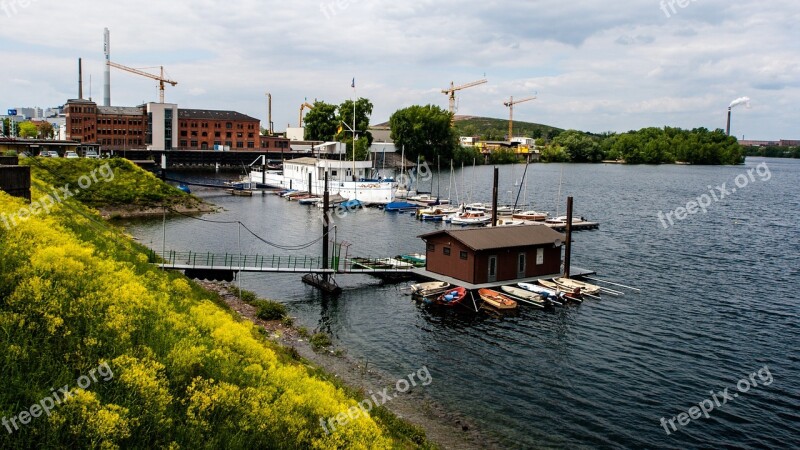 Mannheim Old Rhine Boat House Free Photos