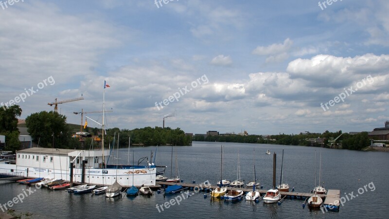 Mannheim Old Rhine Boat House Free Photos