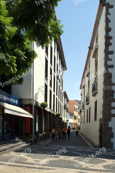 Madeira Funchal Alley Free Photos