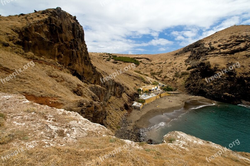 Madeira Bay Rocky Coast Beach Free Photos