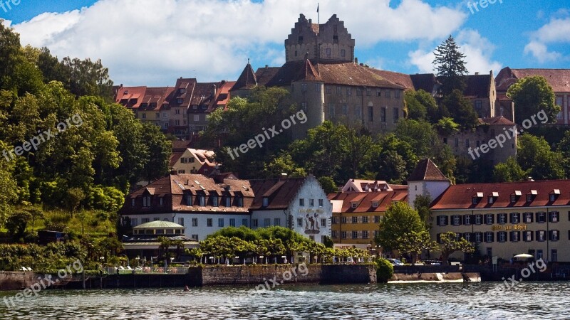 Lake Constance Meersburg Castle Free Photos