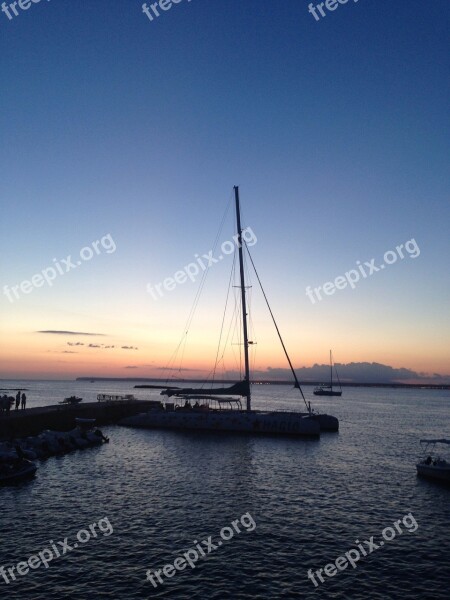 Sea Catamaran Vacations Boat Evening