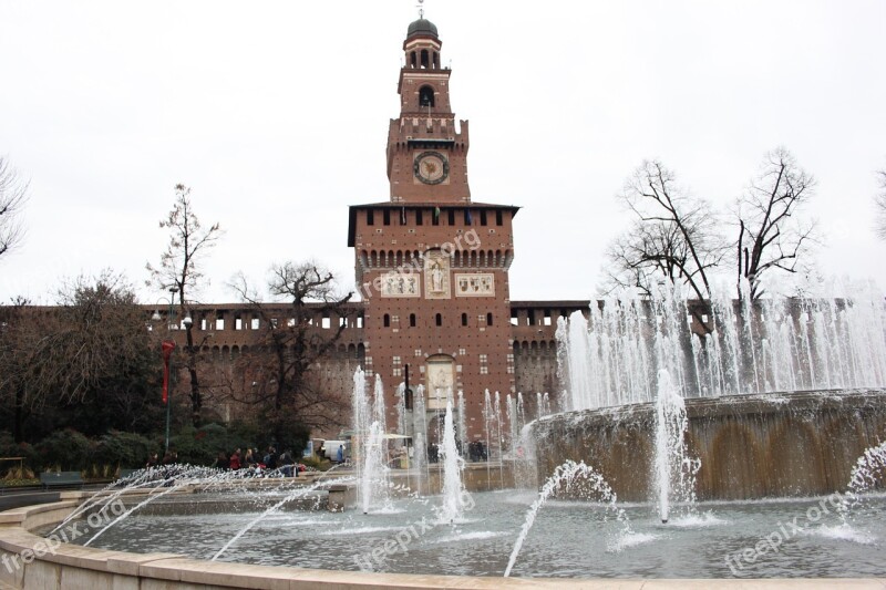 Milan Building Art Castle Free Photos