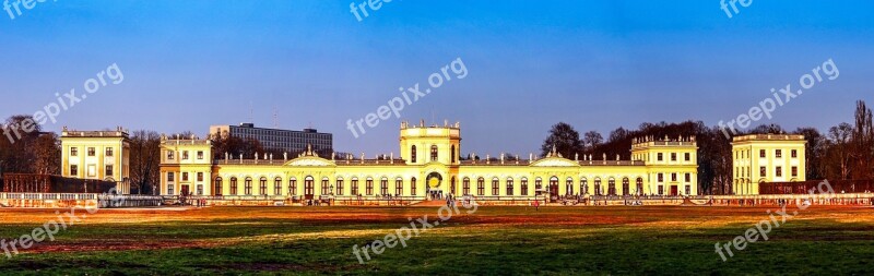 Yellow Old Panorama Orangery Kassel