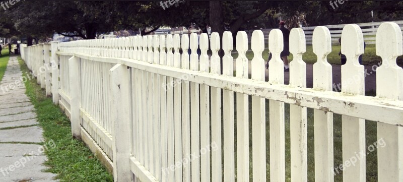 Fence White Wood Wooden Design