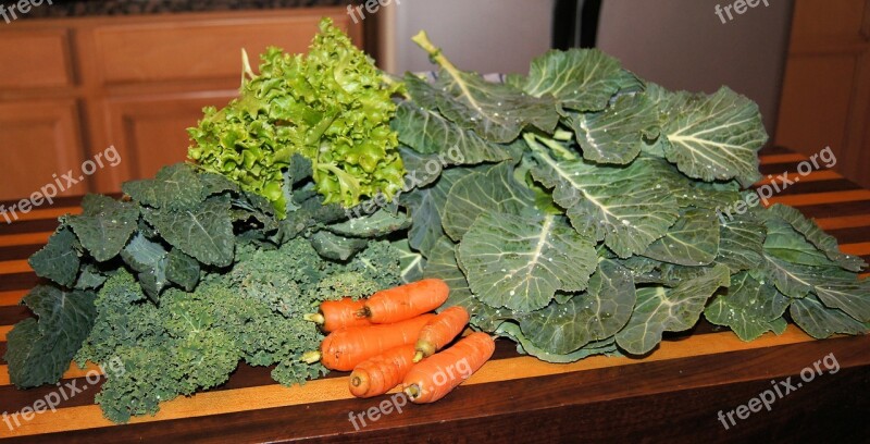 Veggies Greens Garden Collards Kale