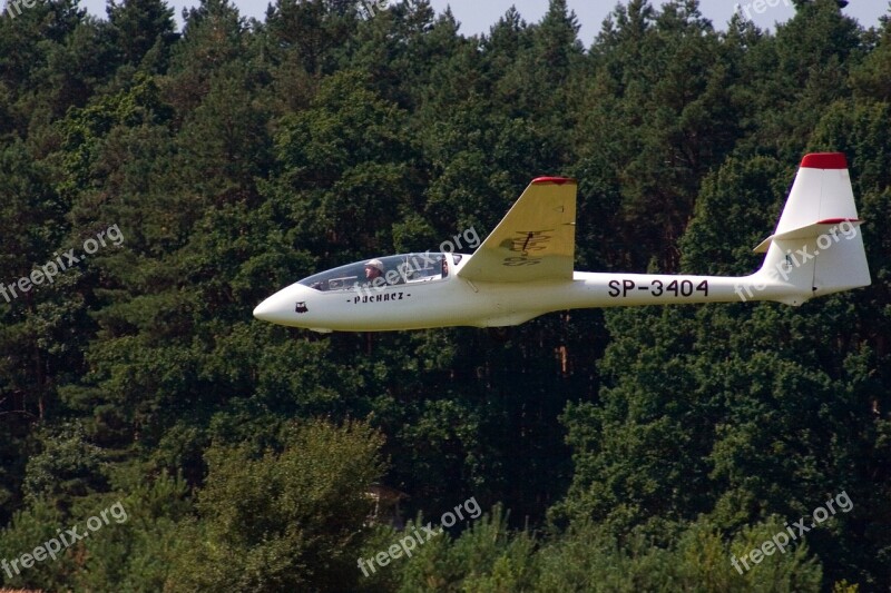 Glider Flying Landing Glide Free Photos