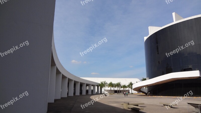 Latin Americal Memorial Architecture Oscar Niemeyer Free Photos