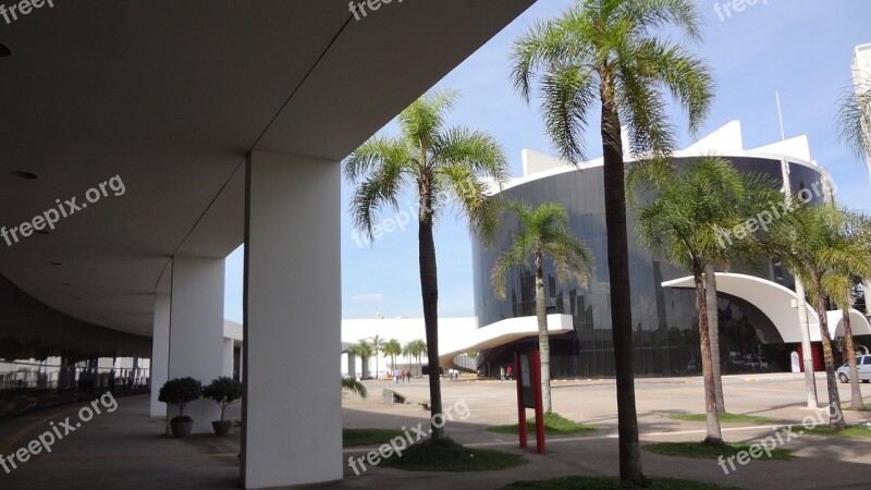 Latin Americal Memorial Architecture Oscar Niemeyer Free Photos