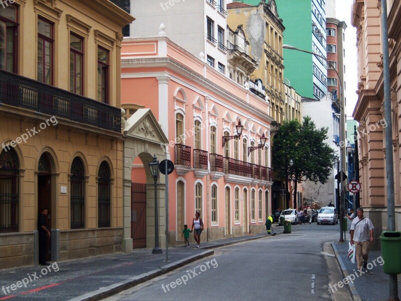 Facade Solar Da Marquesa Street Downtown São Paulo Free Photos