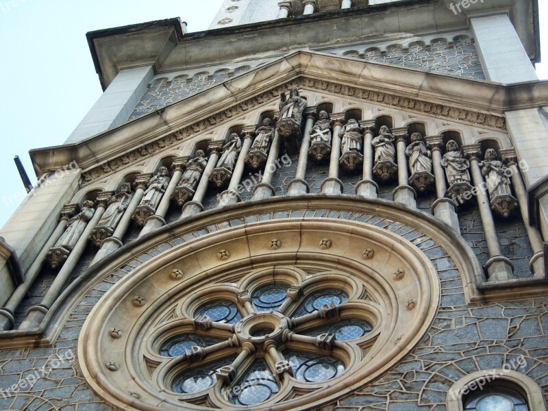 Church Tower Rosacea Church Of Consolation São Paulo Free Photos