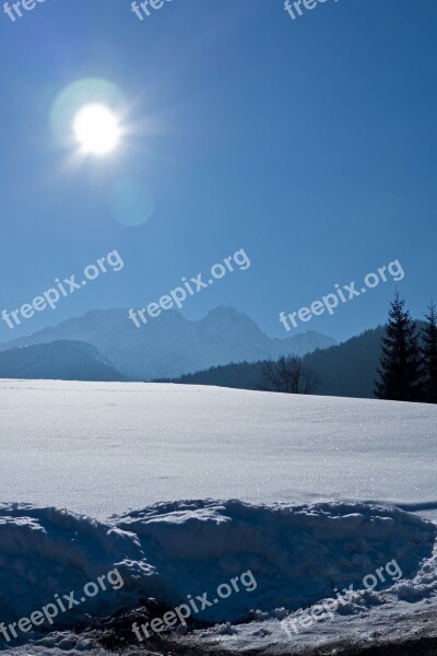 Tatry View Winter Snow The Sun