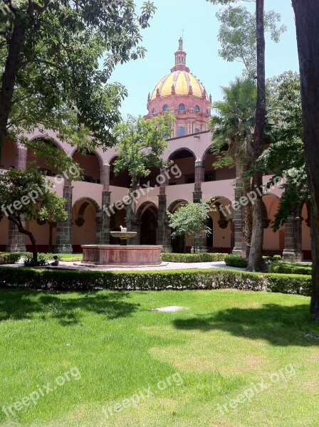 Garden Inside Guanajuato Mexico Free Photos