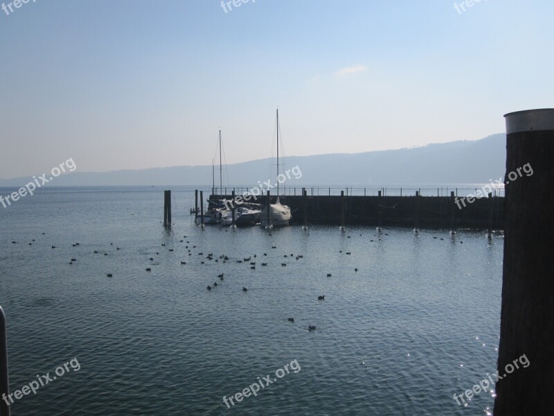 Lake Lake Constance Port Boat Waters