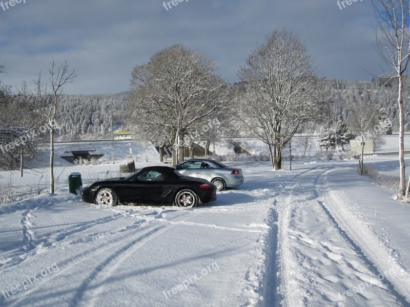 Autos Winter Snow Free Photos