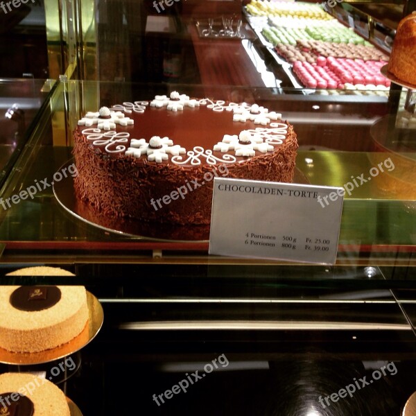 Cake Chocolate Delicious Switzerland Fat