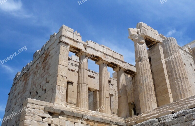 Greece Acropolis Athens Ancient Temple