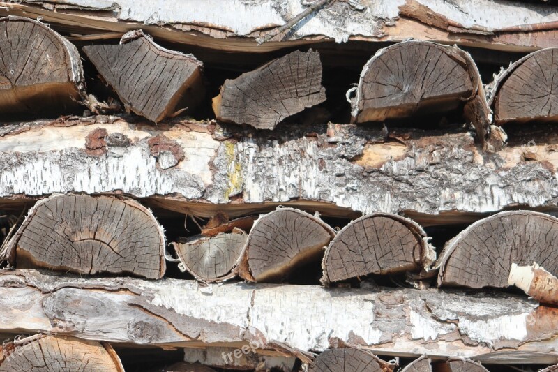 Wood Holzstapel Firewood Timber Storage